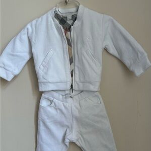 Burberry girl suits Size 0-6 month